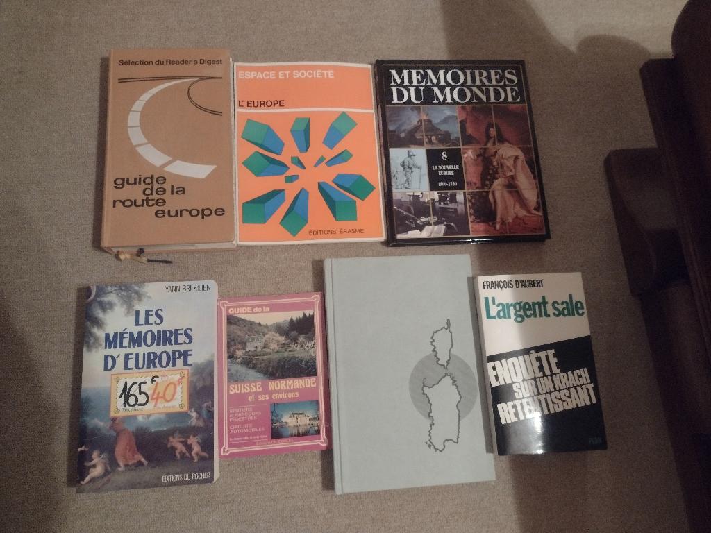 Lot de livres " Europe ", Enlèvement ou Envoi, Utilisé