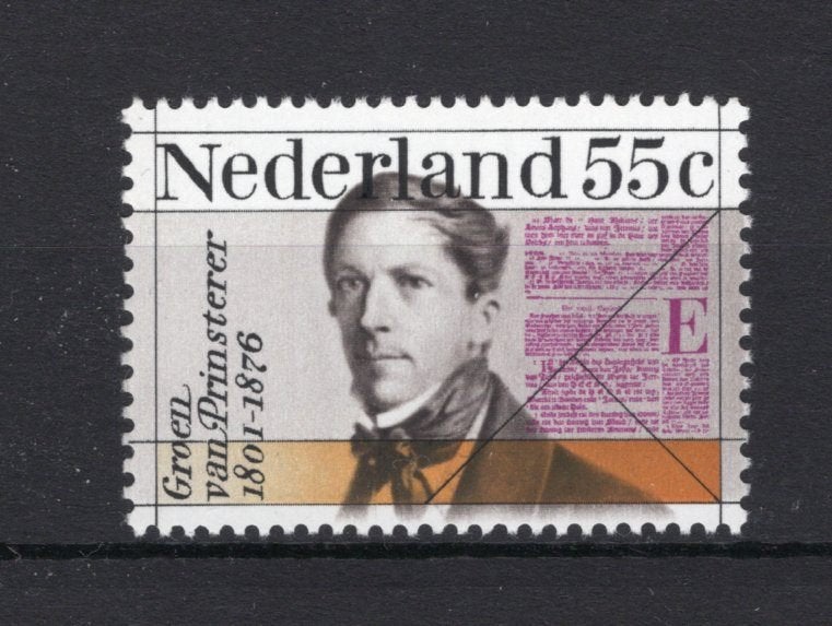 NEDERLAND 1090 MNH 1976 - 100e sterfdag Groen van Prinsterer, Verzenden, Na 1940, Postfris