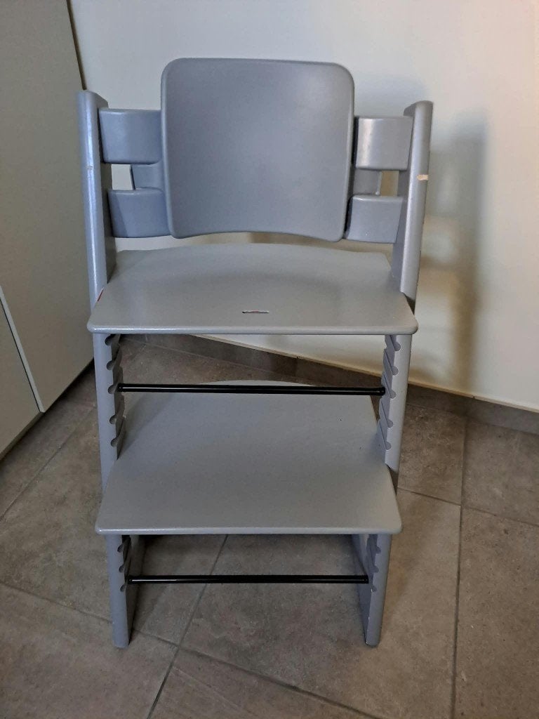 Tripp Trapp grijs, Ophalen, Gebruikt, Meegroeistoel