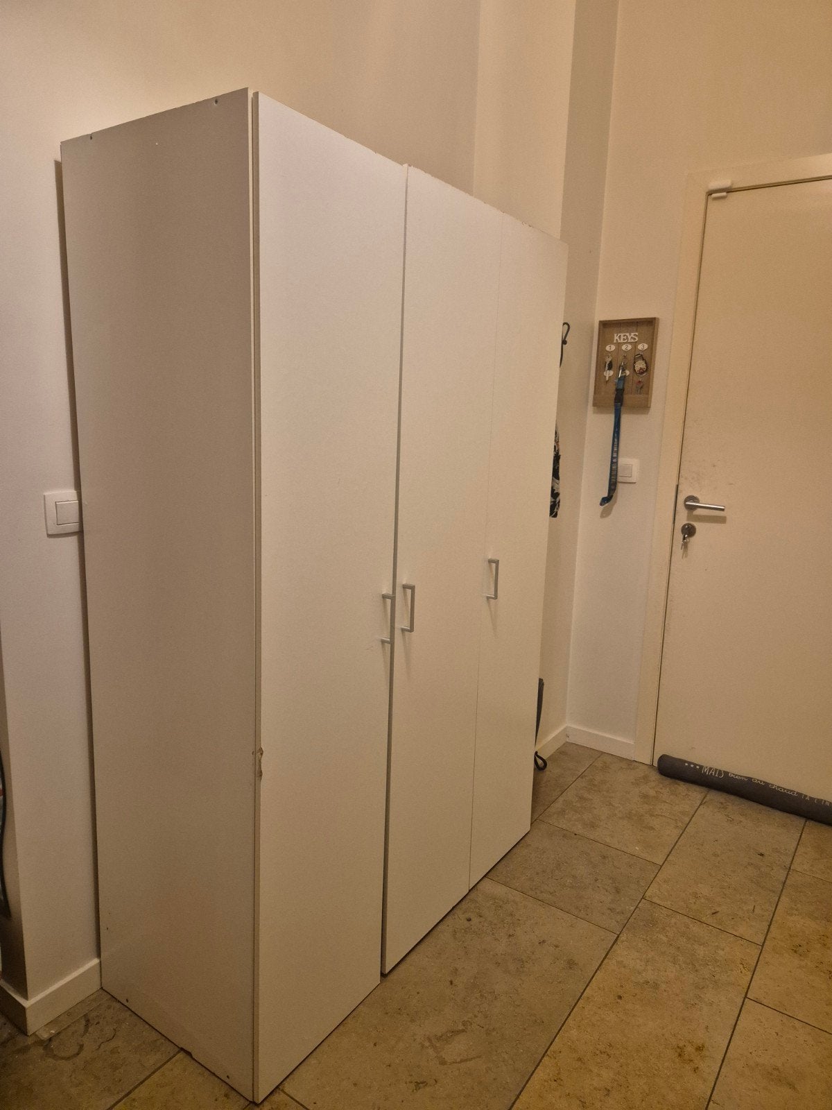 Ensemble Garde robe (1×3 portes, 1x2 portes, 1x1 porte), Enlèvement, Utilisé
