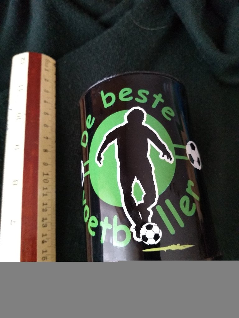 spaarpot de beste voetballer gifa gifts communie verjaardag, Ophalen of Verzenden, Zo goed als nieuw