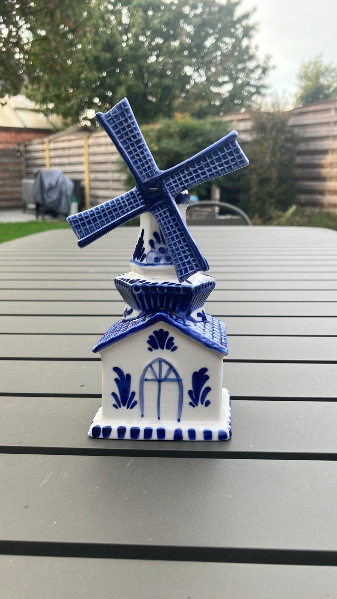 Delfst blauw molentje, Ophalen