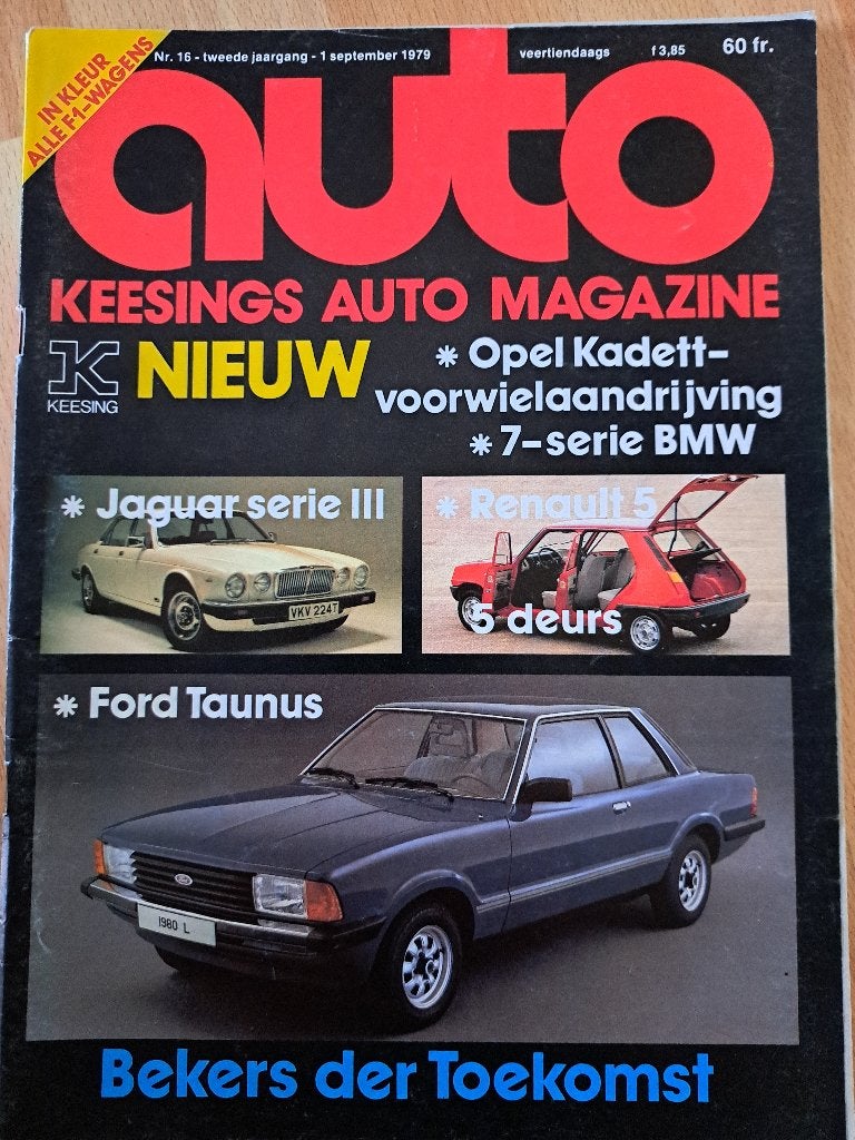 KEESINGS AUTO MAGAZINE - autotijdschriften, Gelezen, Algemeen, Ophalen of Verzenden, Zie beschrijving