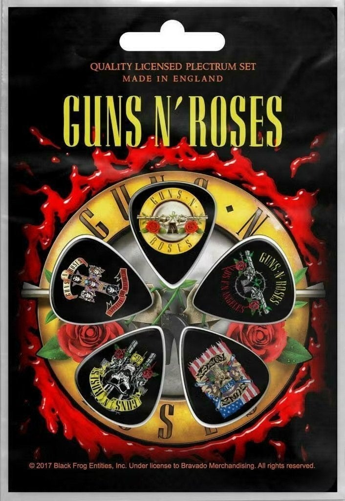 Guns N Roses Plectrum Bullet Logo officiële merchandise, Verzamelen, Ophalen of Verzenden, Nieuw