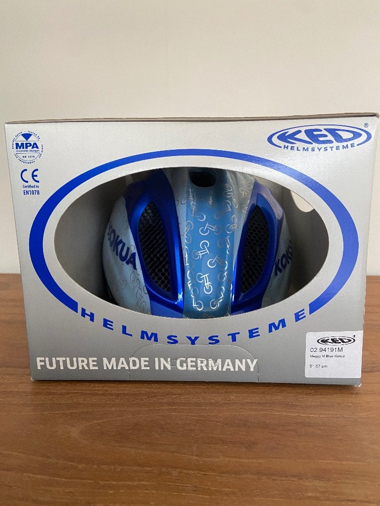 NIEUW - Kinder fietshelm KED KOKUA Blue 51-57 cm, Fietsen en Brommers, Fietsaccessoires | Fietshelmen, Ophalen of Verzenden, Nieuw