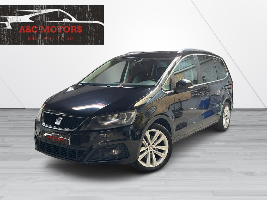 Seat Alhambra 2.0tsi dsg/pano/xenon, Auto's, Seat, Monovolume, Zwart, 4 cilinders, 5 deurs