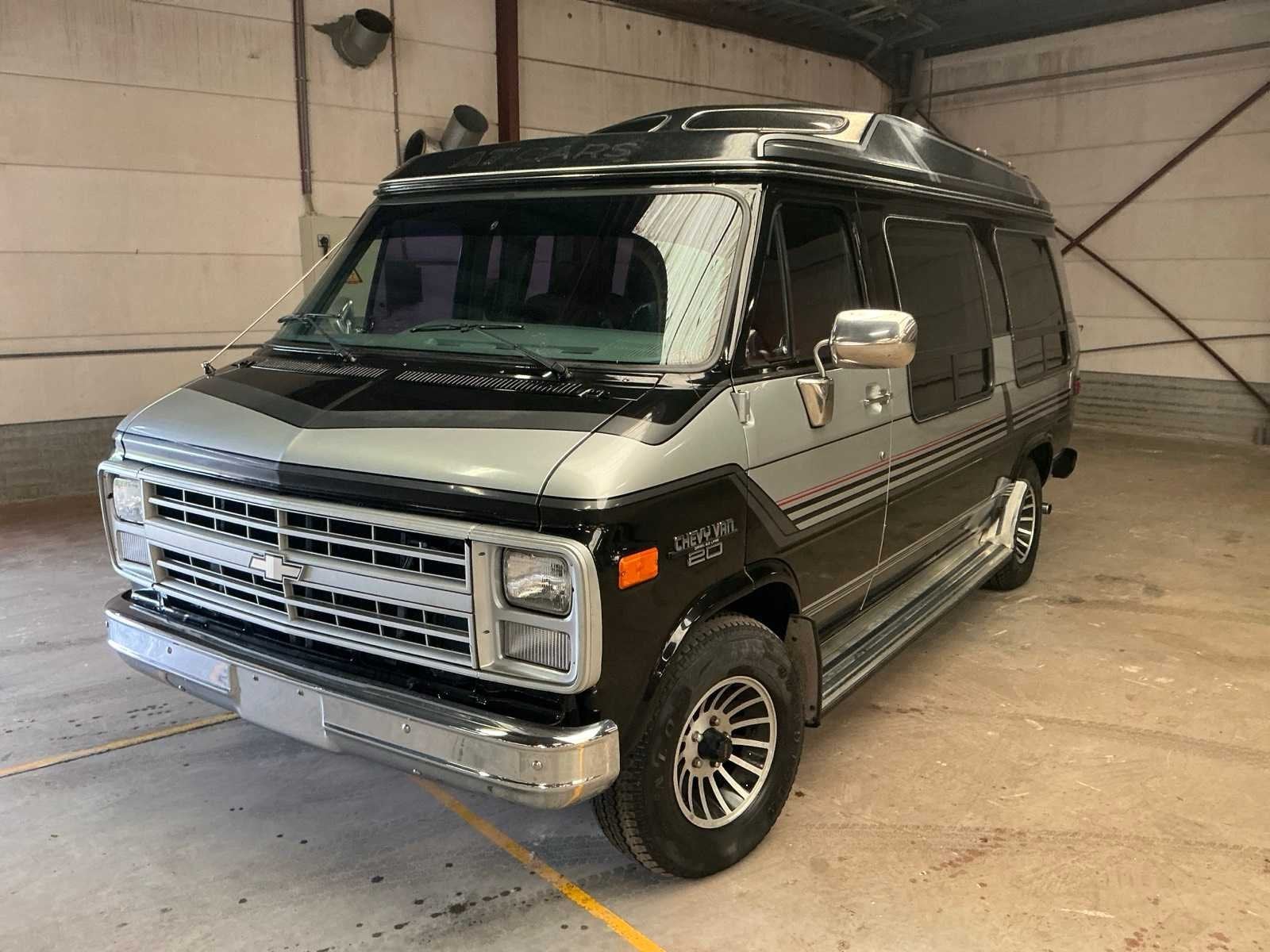 1985 Chevrolet Chevy Van 6.2 Diesel Oldtimer, Auto's, Automaat, Chevrolet, Bedrijf, Diesel