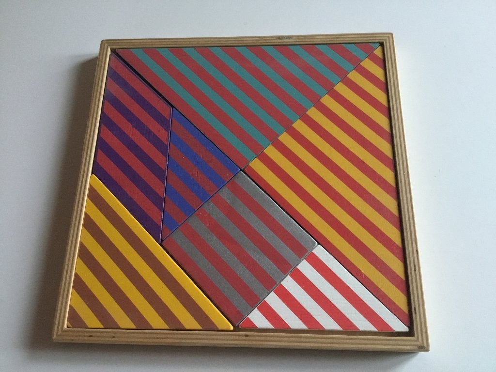Tangram puzzel, Ophalen, Minder dan 500 stukjes, Nieuw, Legpuzzel