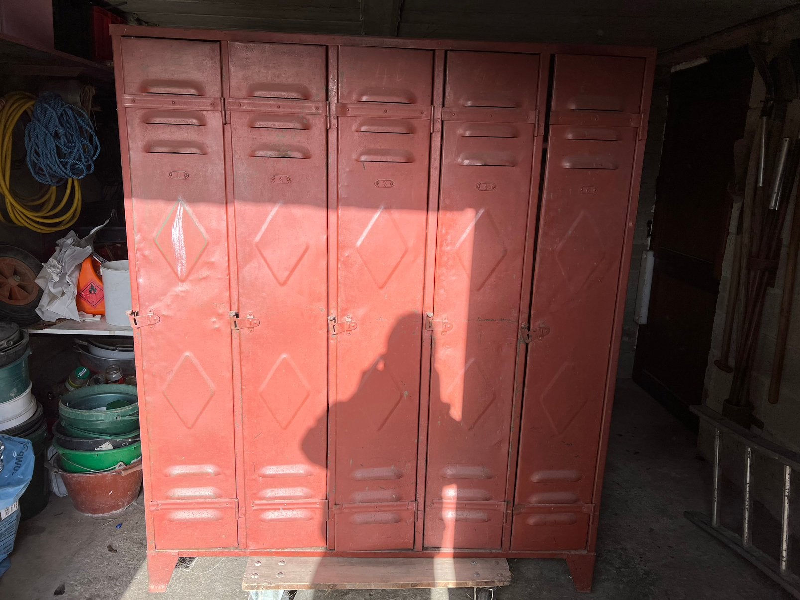 Armoire de mineur vintage, Enlèvement, Utilisé