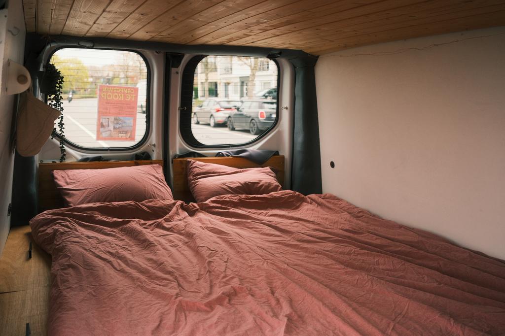 Zelfbouw camper Ford Transit Custom, Caravans en Kamperen, Mobilhomes, Chemisch toilet, Particulier, Koelkast, Ford