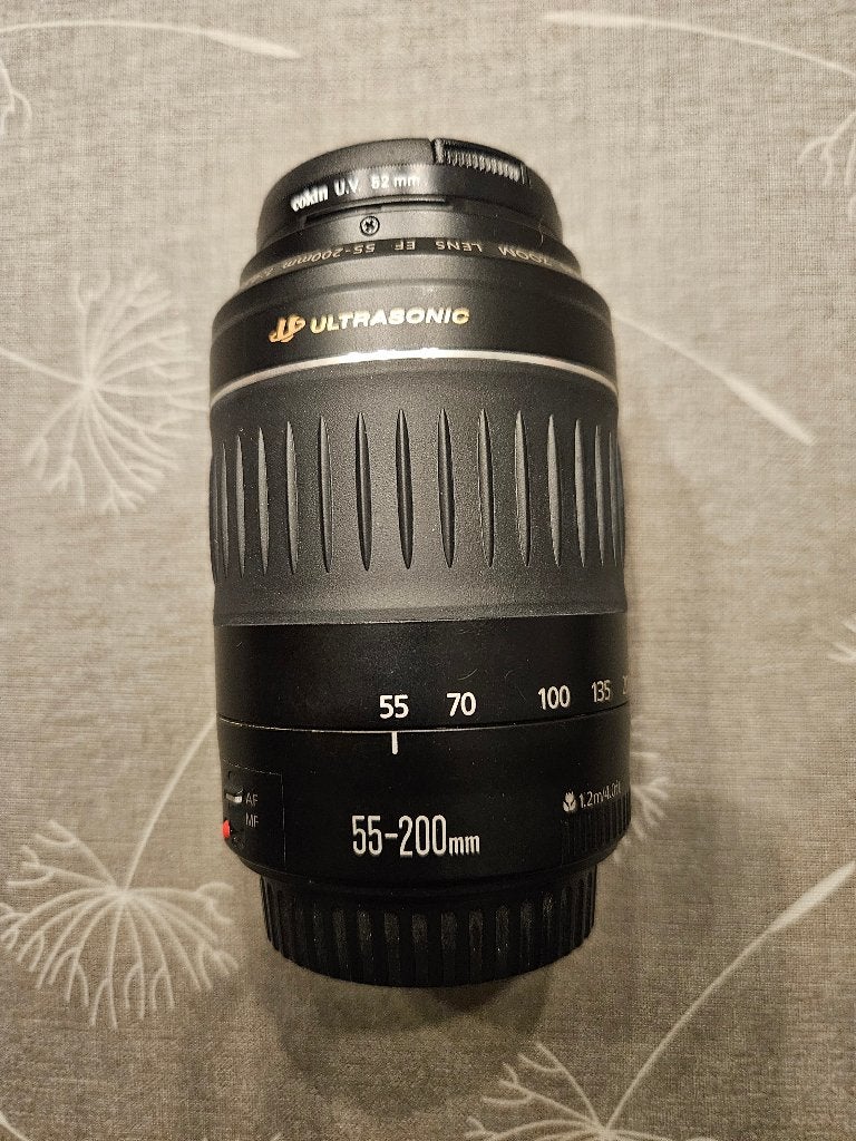 canon ultra sonic zoomlens 55/200 mm, Enlèvement ou Envoi, Comme neuf, Canon