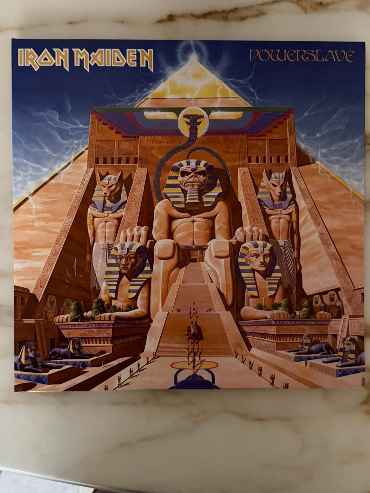 Iron Maiden - Powerslave Picture Disc, CD & DVD, Enlèvement ou Envoi, Comme neuf, Picture disc, Hard rock