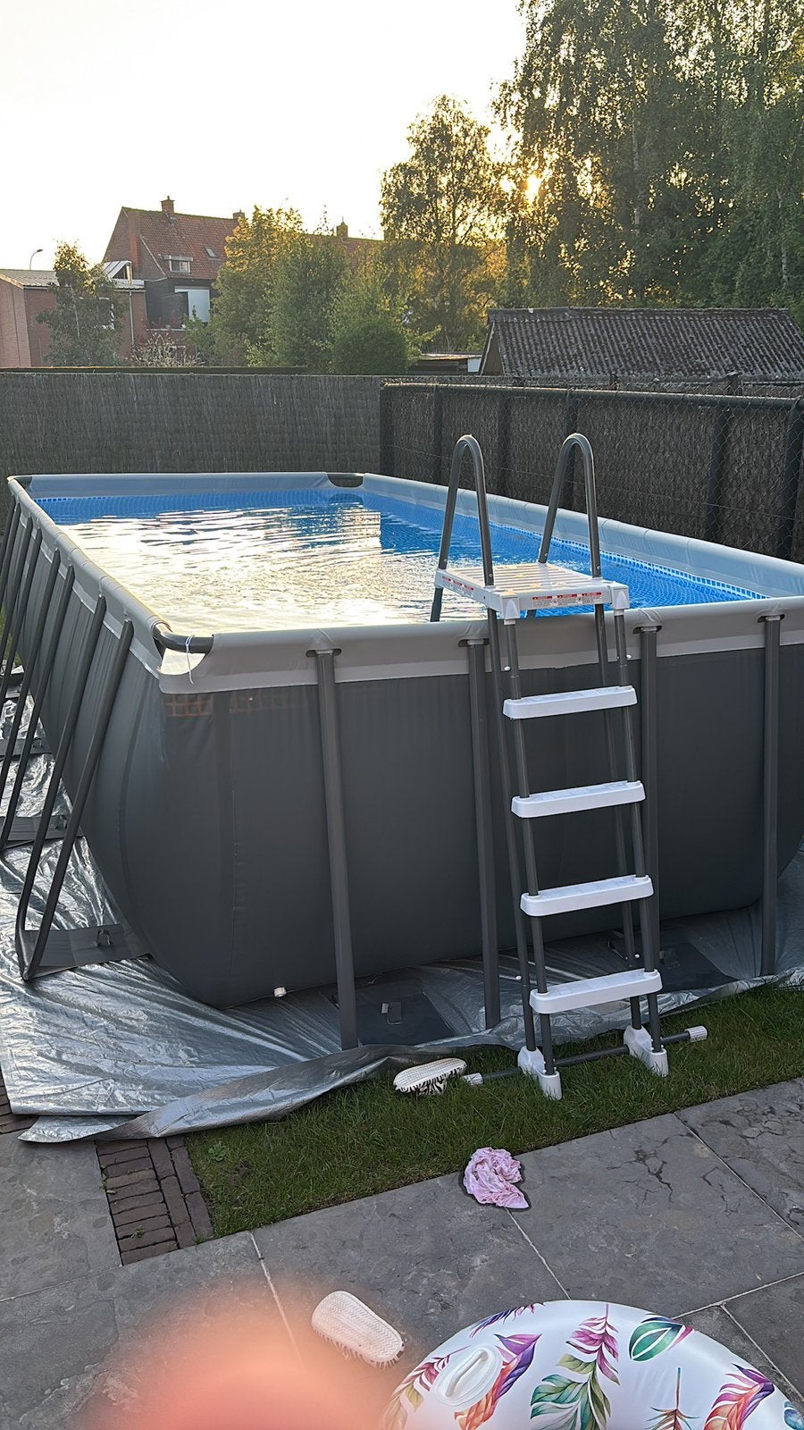 Intex xtr zwembad 549x274x132 compleet sx3200 zandfilterpomp, Ophalen, Zo goed als nieuw