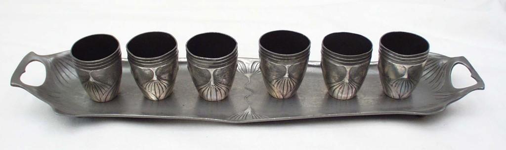 Art Nouveau borrelset - Orivit., Ophalen of Verzenden