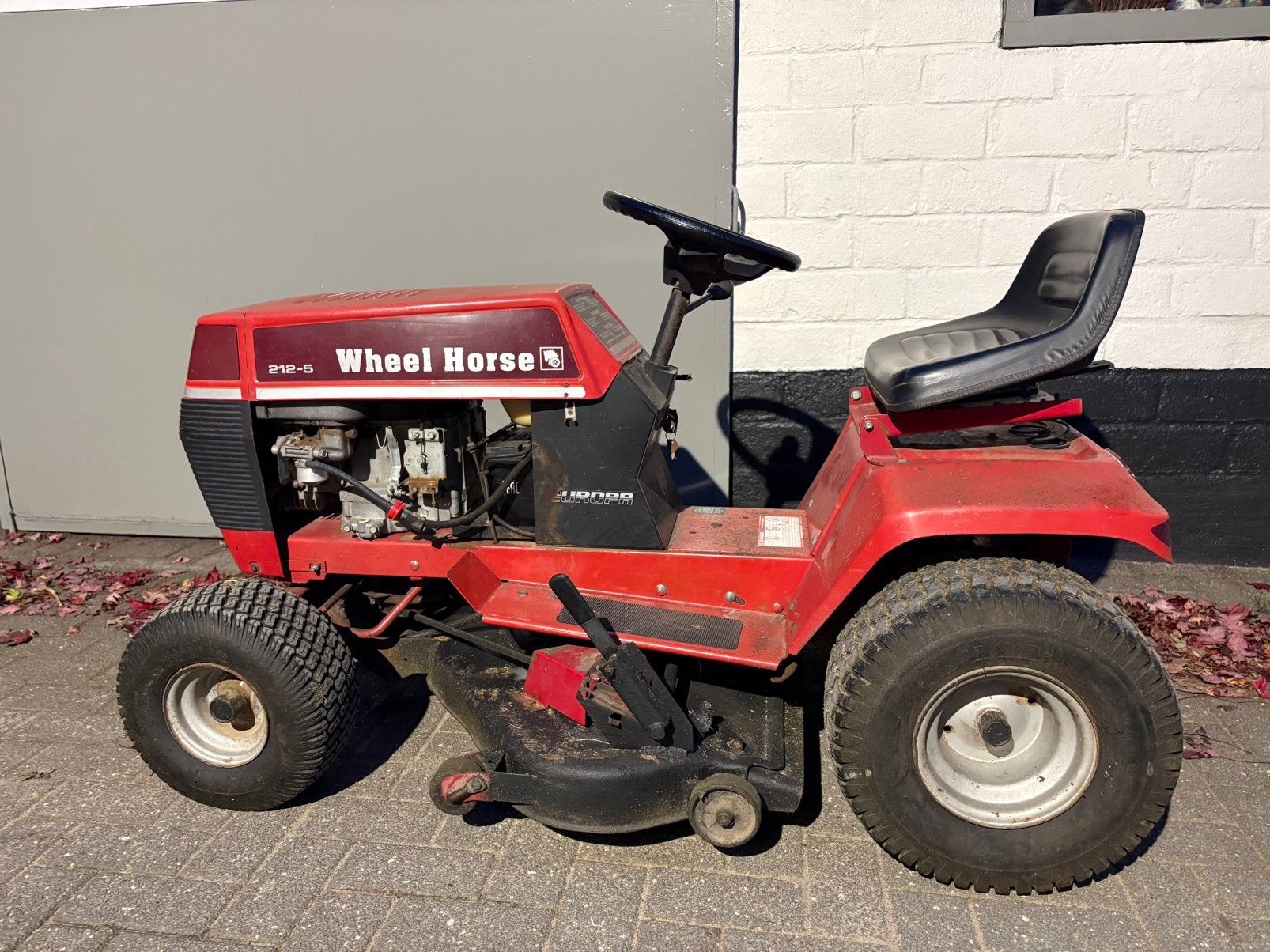 Zitmaaier wheel horse (toro), Ophalen, Gebruikt