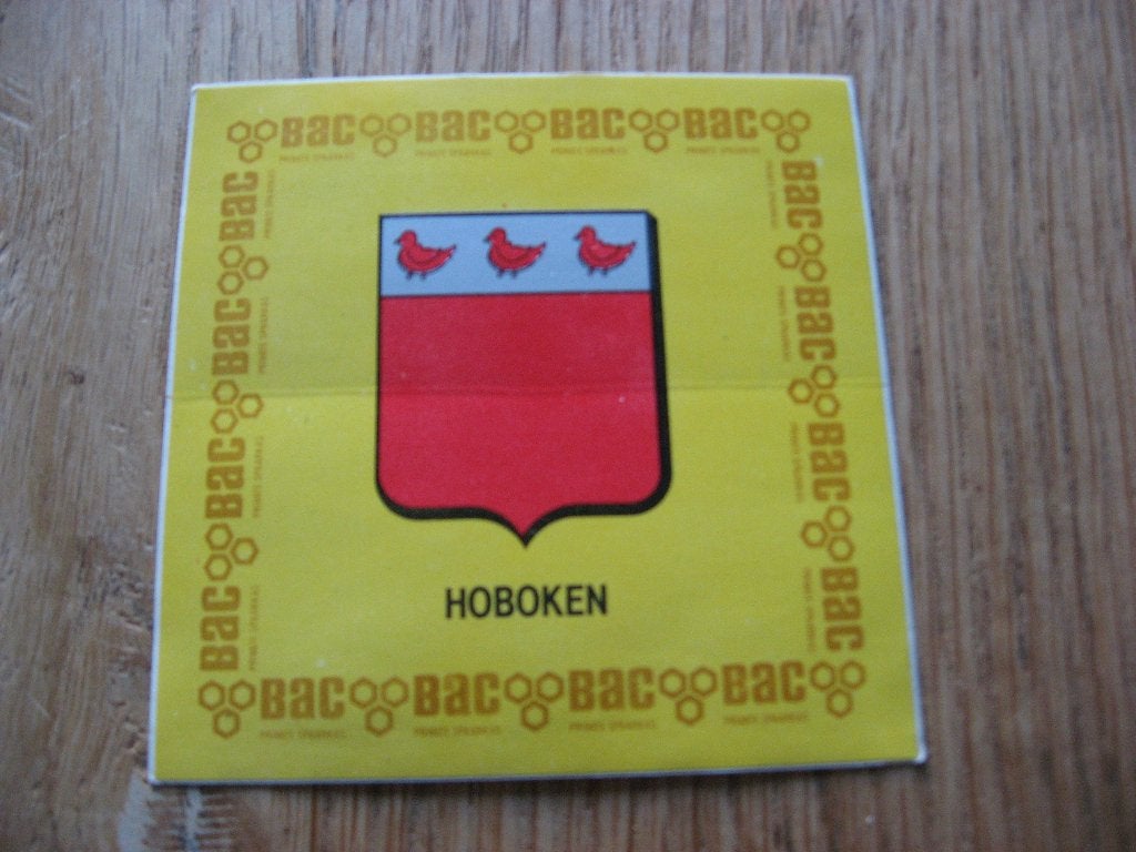 Autocollant vintage de la municipalité de Hoboken Bac, Enlèvement ou Envoi, Neuf, Autres types