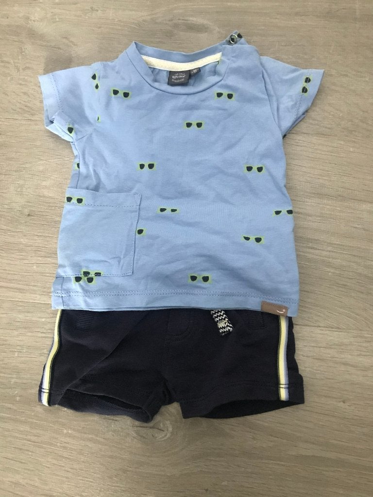 BabyFace setje (short+T-shirt) maat 62, Zo goed als nieuw, Setje, Jongetje, Ophalen