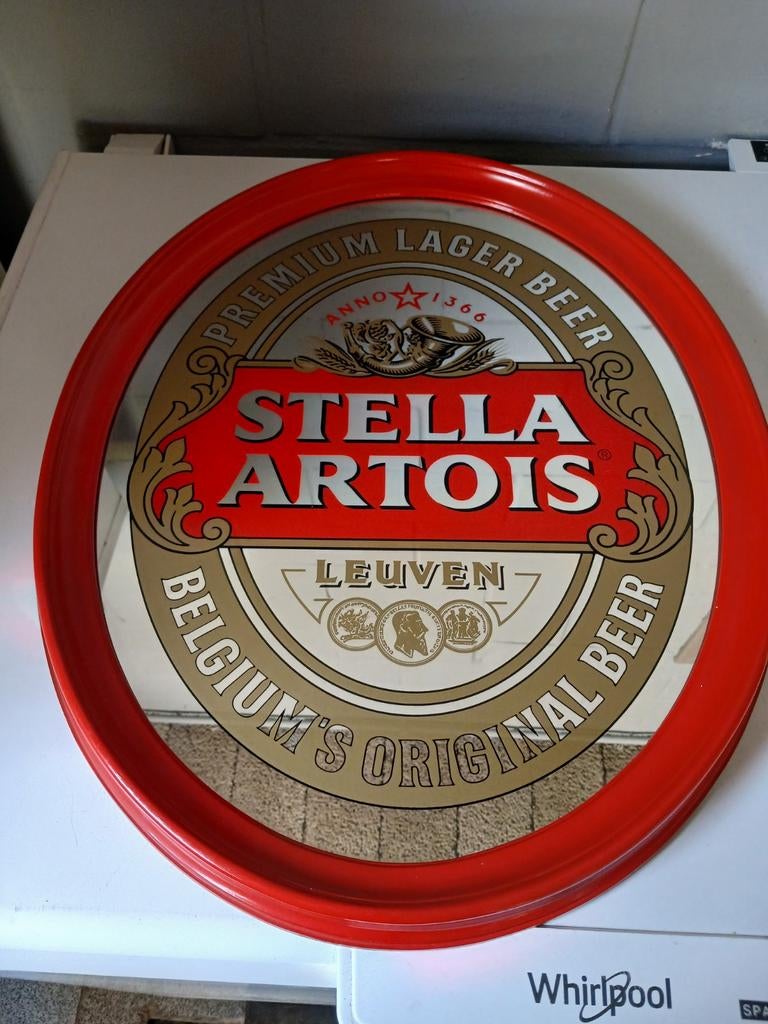 Stella artois spiegel, Verzamelen, Biermerken, Ophalen, Stella Artois