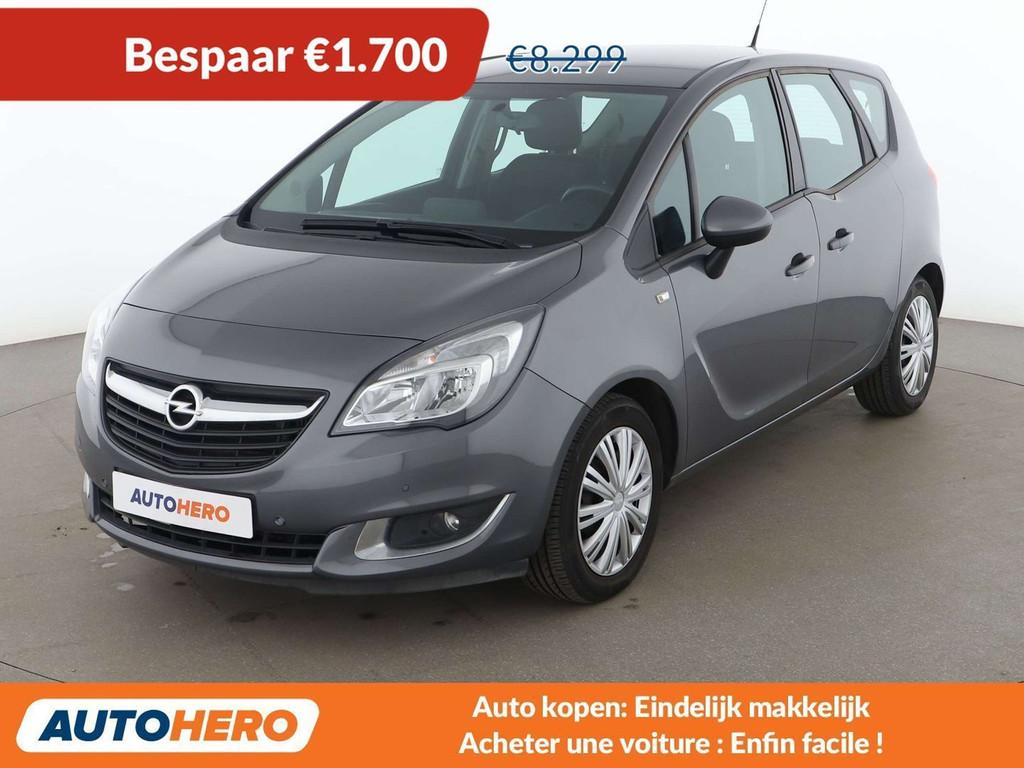 Opel Meriva 1.4 Turbo Active (bj 2015), Voorwielaandrijving, Stof, Zwart, 120 pk