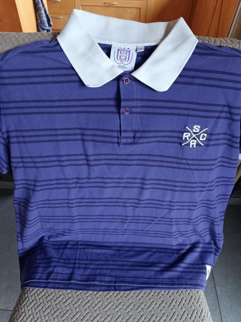 Polo RSC Anderlecht XXL, Kleding | Heren, Sportkleding, Ophalen of Verzenden, Paars