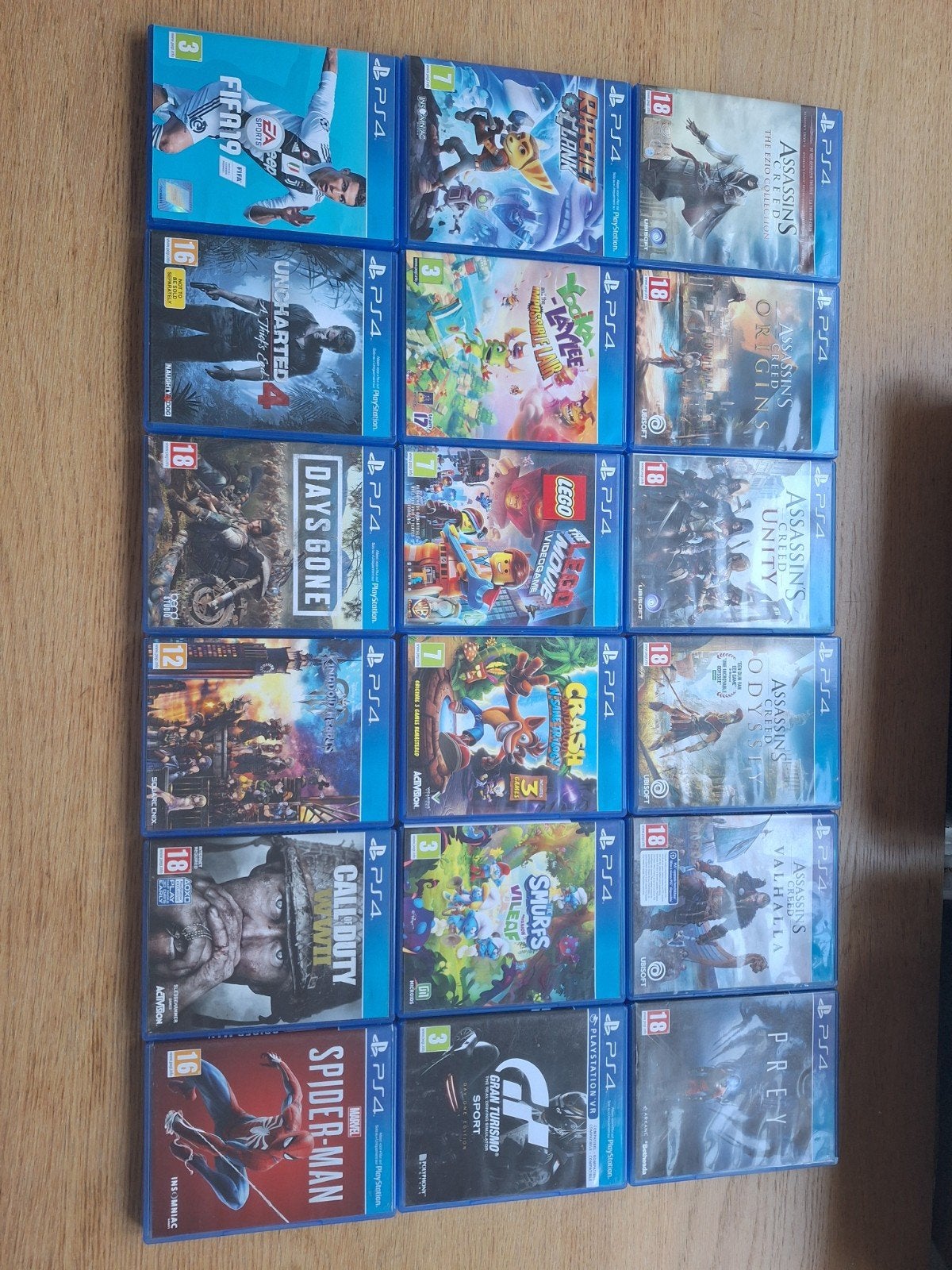 Jeux PS4, Ophalen