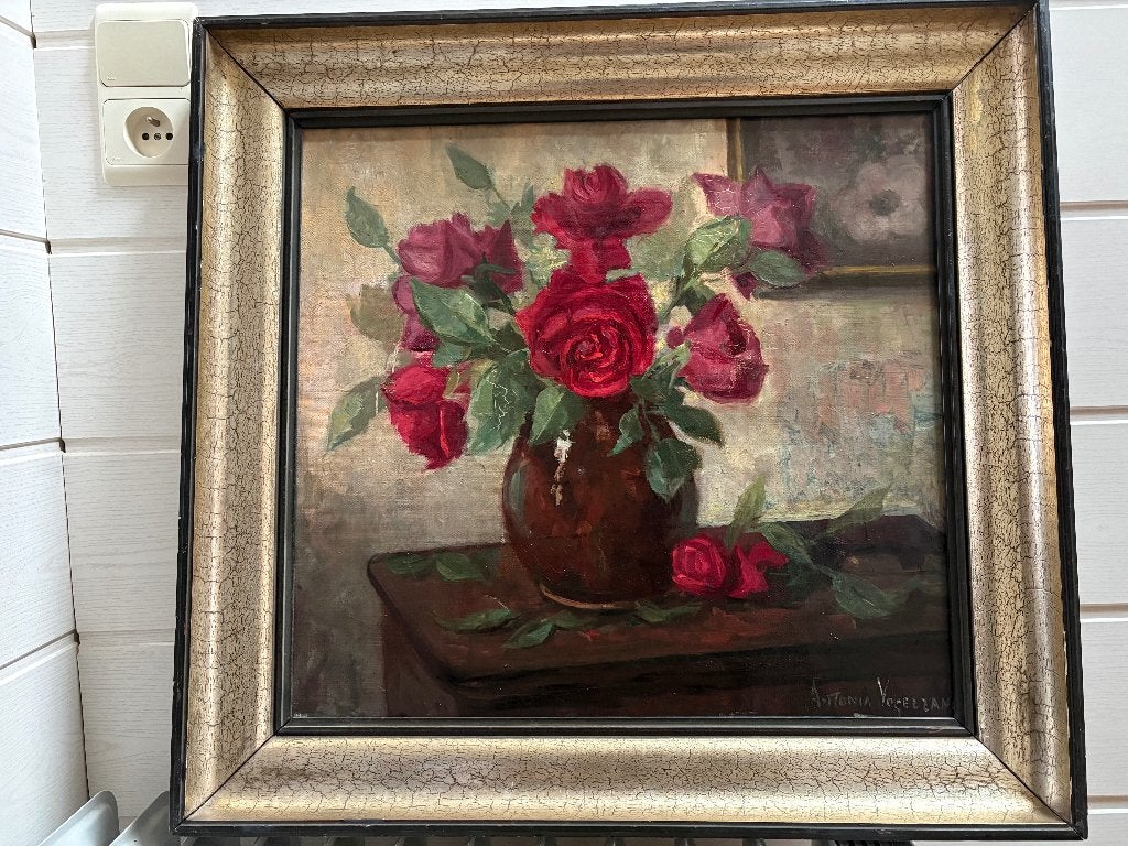 HST DE ANTONIA VOGELZANG, Antiquités & Art, Peinture à l'huile, Enlèvement, Toile, Classique