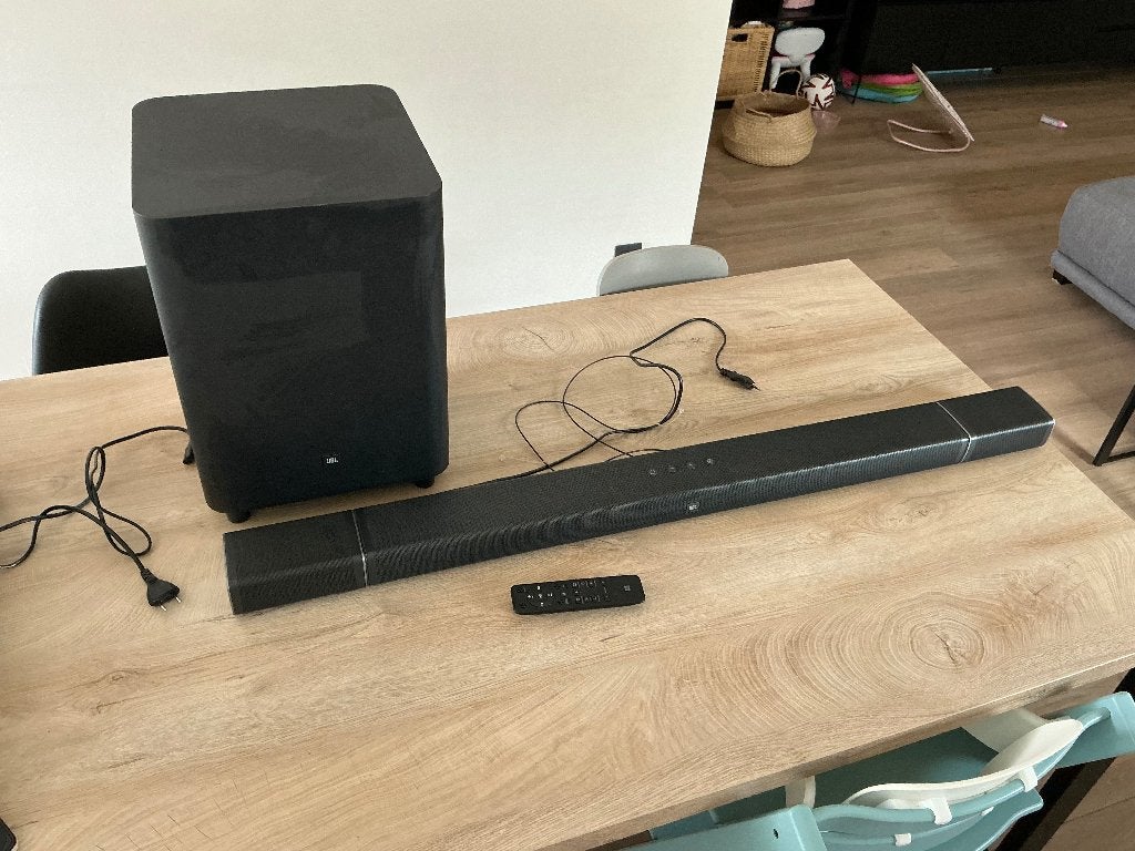 Jbl bar 5.1, Audio, Tv en Foto, Luidsprekerboxen, Afstandsbediening, JBL, Zo goed als nieuw, Surroundset