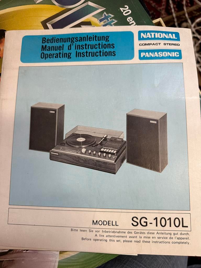 Magnifique chaîne hi-fi vintage National Panasonic SG-1010L, Enlèvement, Comme neuf