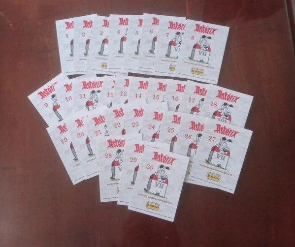 ASTERIX : toutes les cartes "l'album de voyages" PANINI, Enlèvement