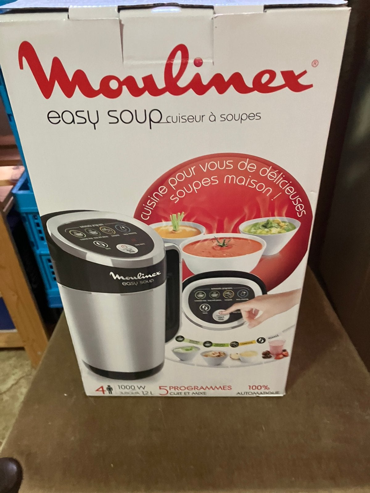 Moulinex easy soup soepmaker LM841810, Ophalen of Verzenden, Zo goed als nieuw