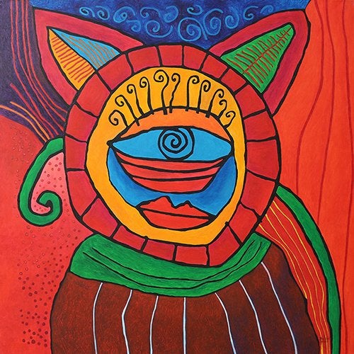 Paul Megens oud schilderij KLEINE PRIJS, Antiek en Kunst, Ophalen