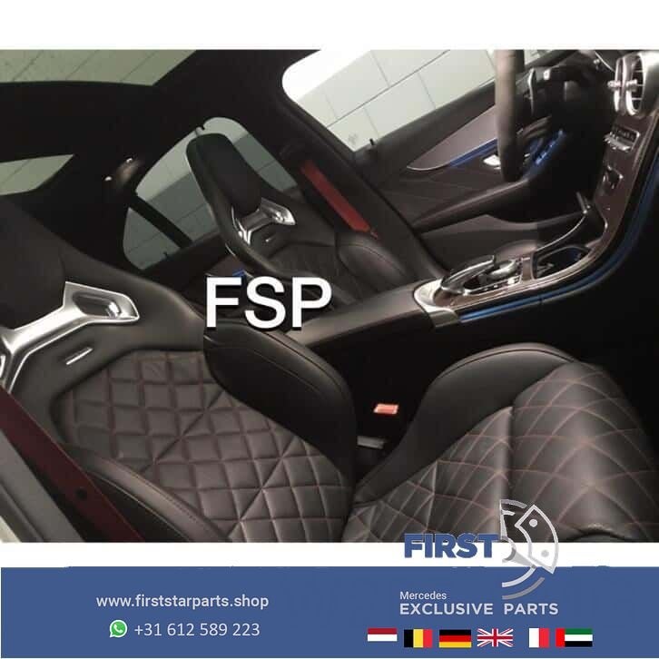 W205 C63 AMG rode gordels origineel / Mercedes C Klasse 2018, Utilisé, -, -, Enlèvement ou Envoi