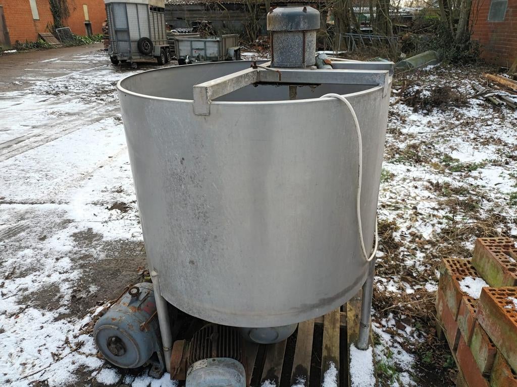 Inox vat, Tuin en Terras, Regentonnen, 150 liter of meer, Ophalen, Gebruikt