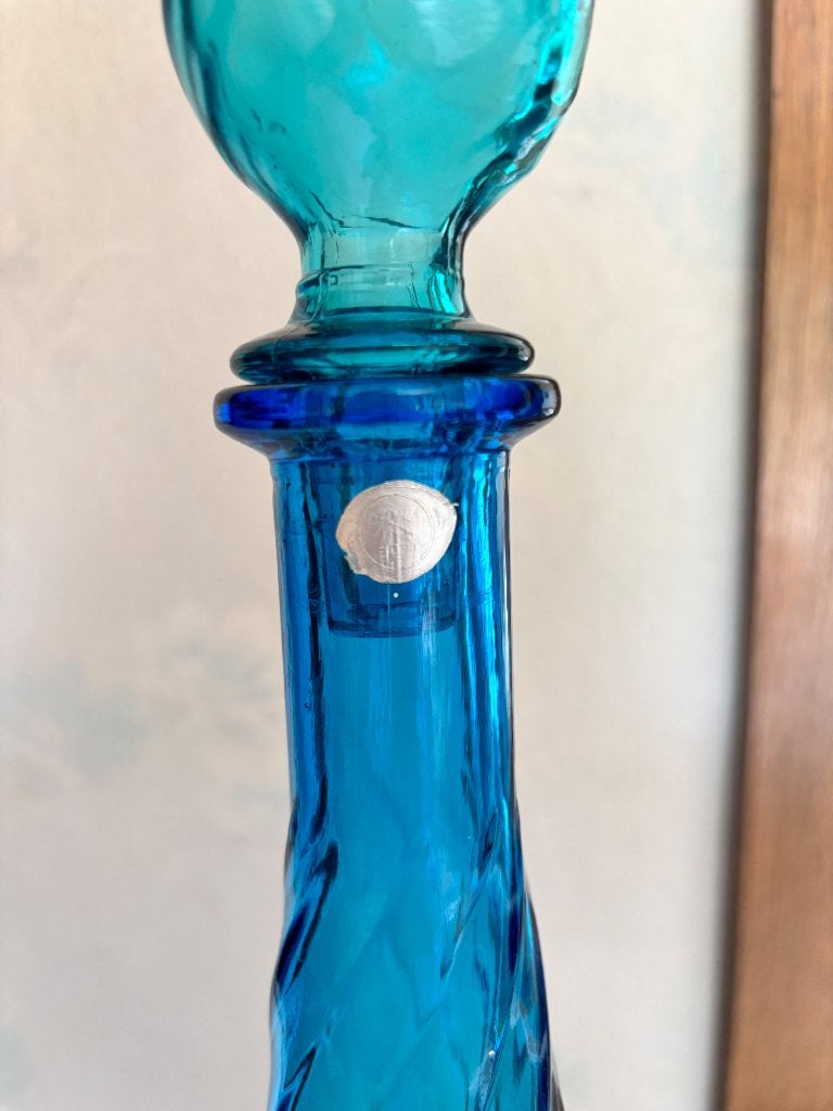 Bouteille décorative Empoli avec bouchon, années 1960, Enlèvement