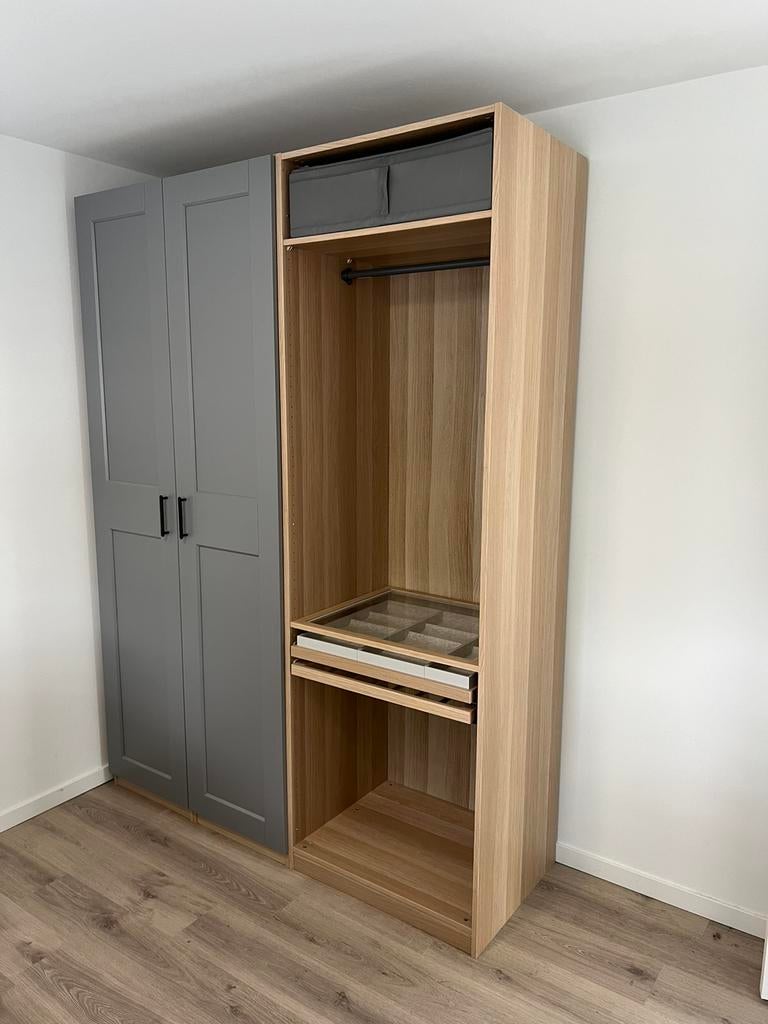IKEA PAX kledingkast 175x58x236cm (Transport klaar), Métal, IKEA Modern, 150 à 200 cm, Comme neuf