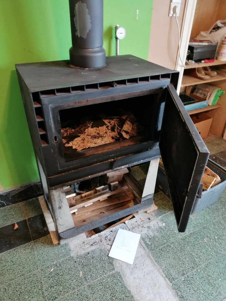 Poele a bois hydro, Enlèvement, Poêle