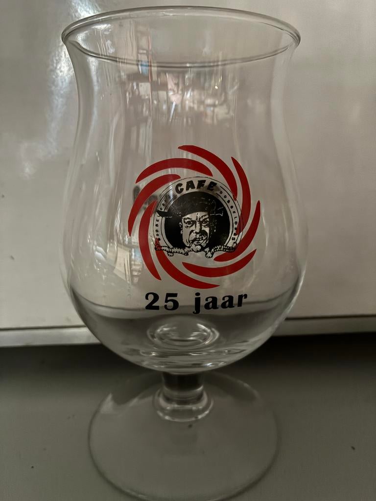 Duvelglas 25 jaar café Dobbeldoes, Ophalen of Verzenden, Nieuw, Glas of Glazen, Duvel
