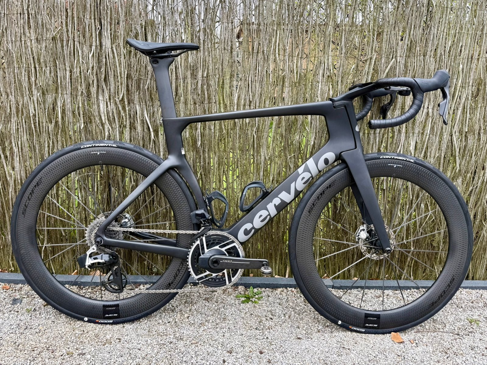 Cervélo S5 Five Black 58 Sram Red E1, Ophalen, Zo goed als nieuw