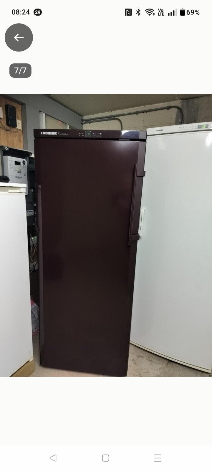 Liebherr wijnbewaarkast, Elektronische apparatuur, Ophalen, Zo goed als nieuw, Zonder vriesvak