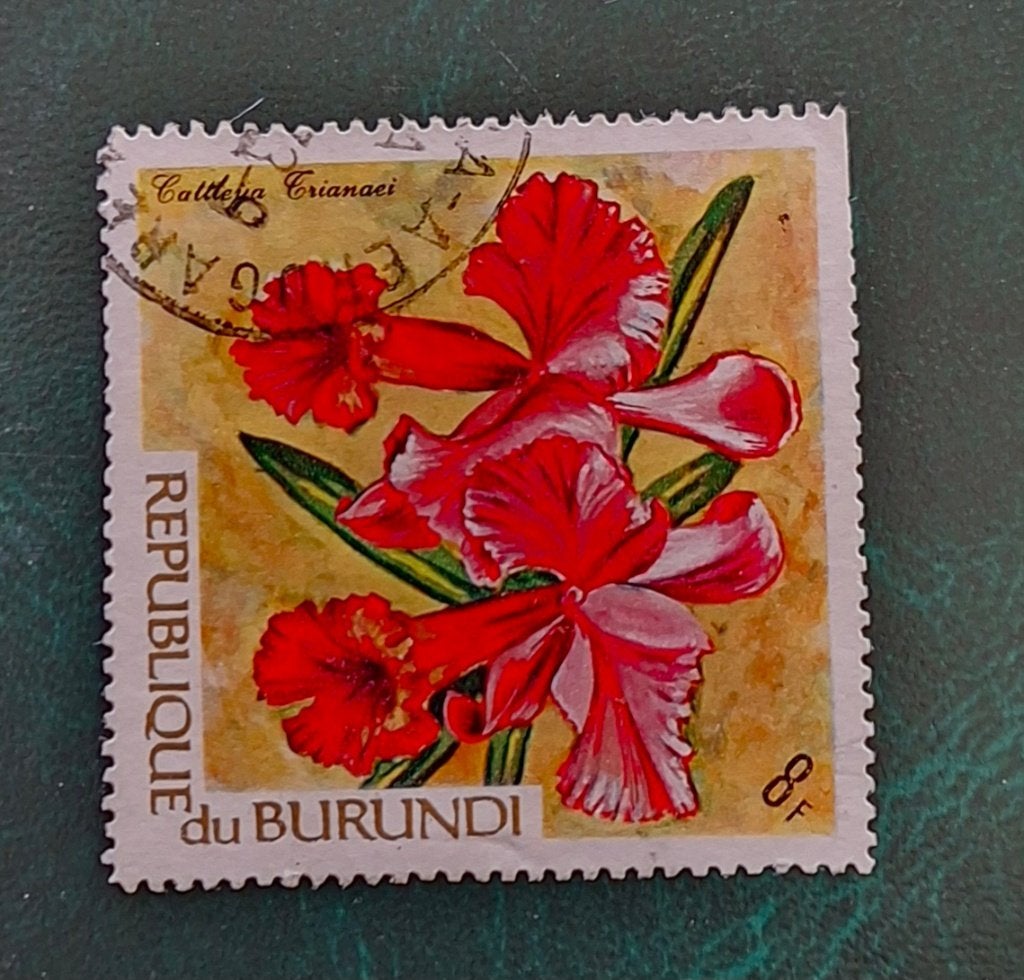Postzegel Burundi OBP 549, Ophalen of Verzenden, Overige landen, Gestempeld