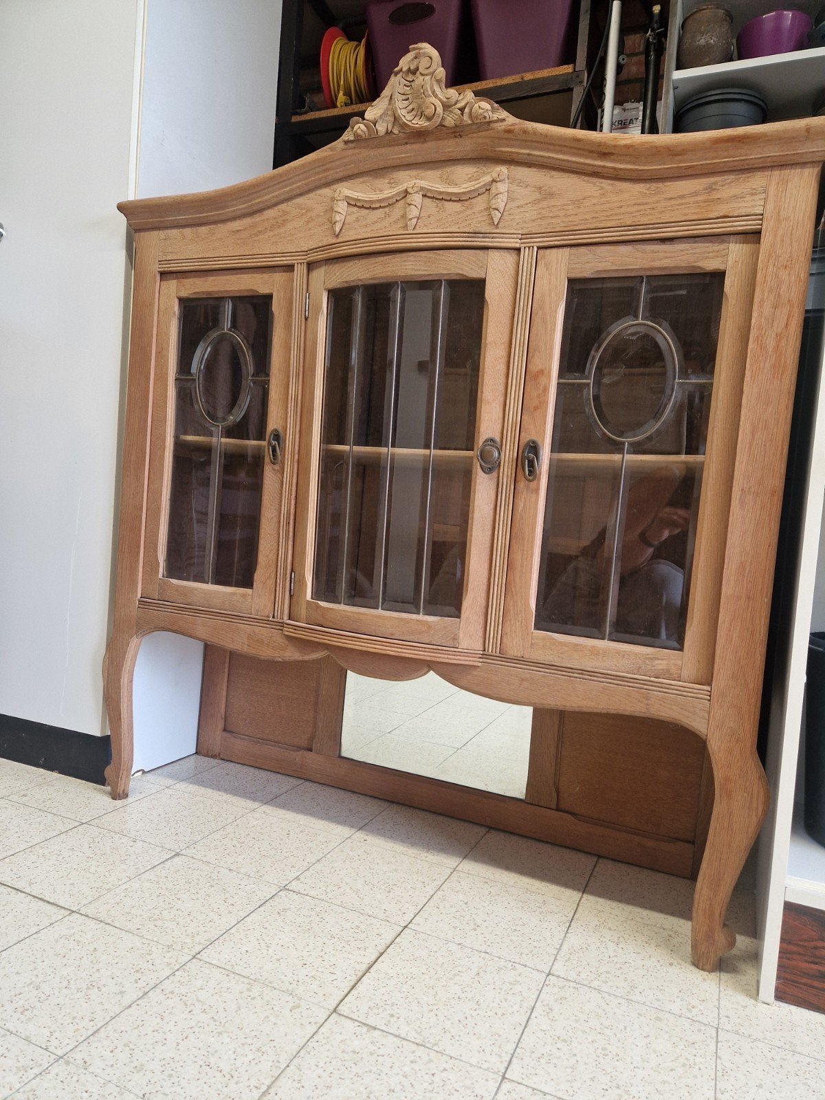 Antieke kast, Ophalen, Gebruikt, Met deur(en)