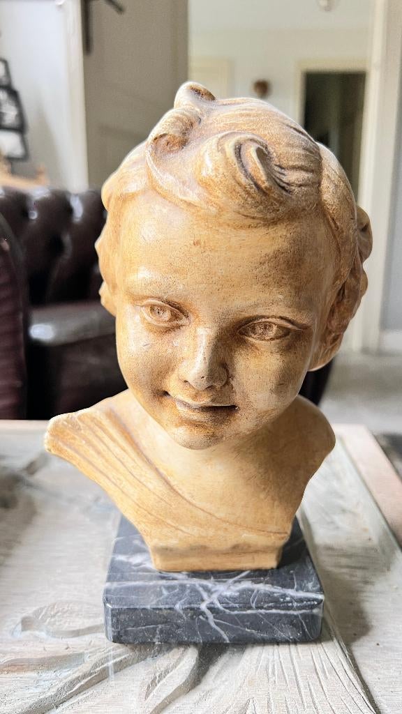 Antiek beeldje kinderhoofdje, Antiek en Kunst, Ophalen