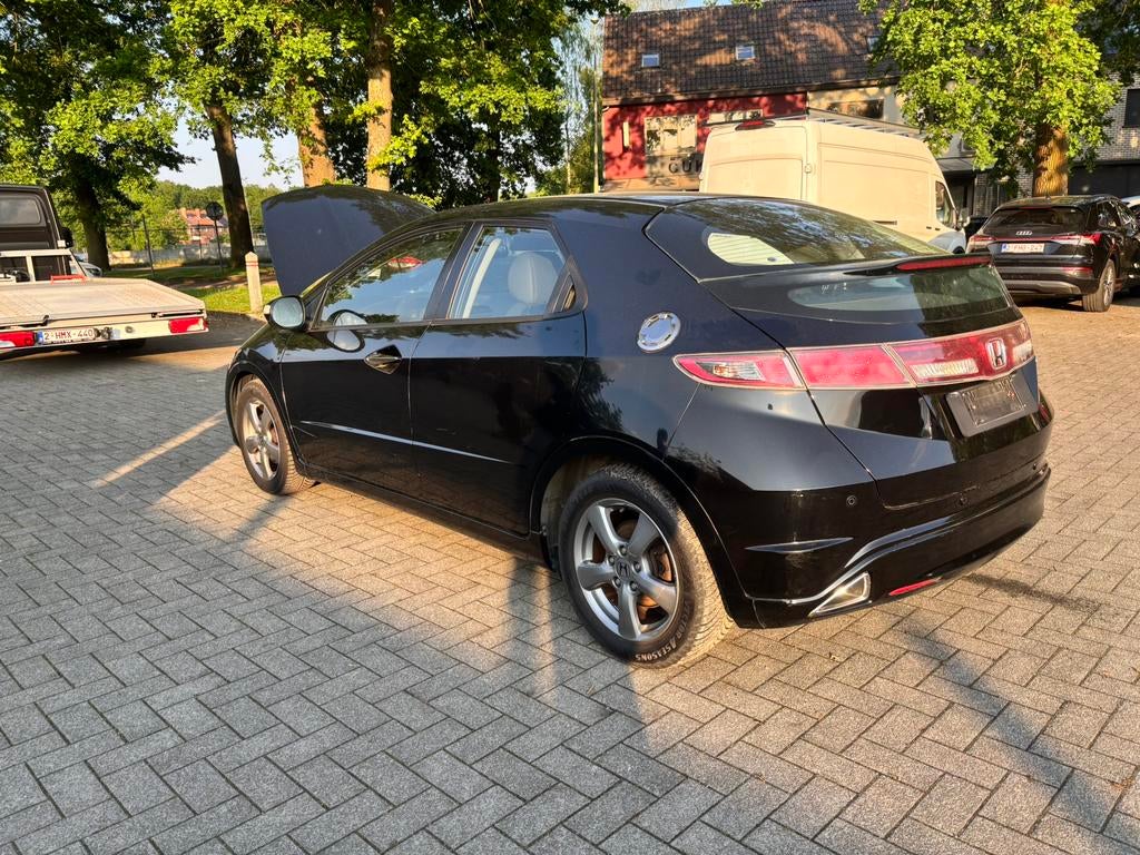 Honda civic, Euro 5, Zwart, 4 cilinders, Leder en Stof