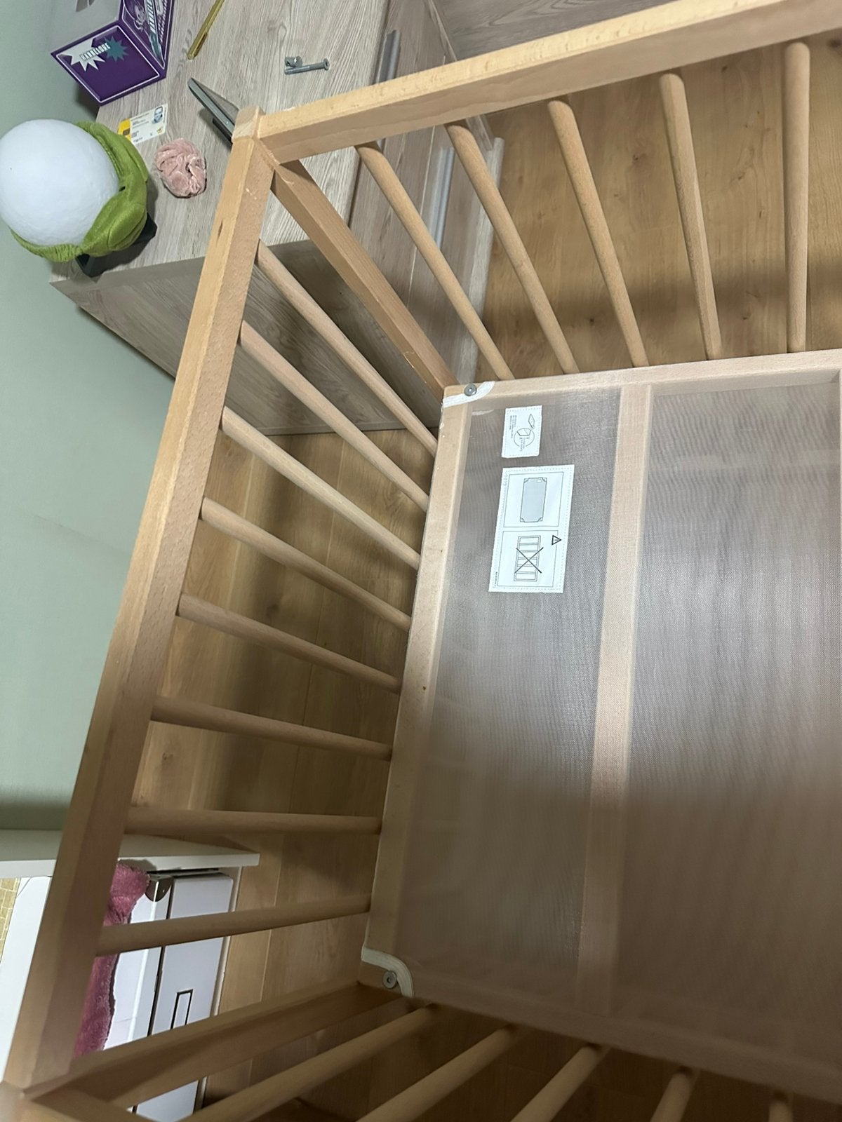 Babybed, Kinderen en Baby's, Babywiegjes en Ledikanten, Ophalen, Zo goed als nieuw, Ledikant