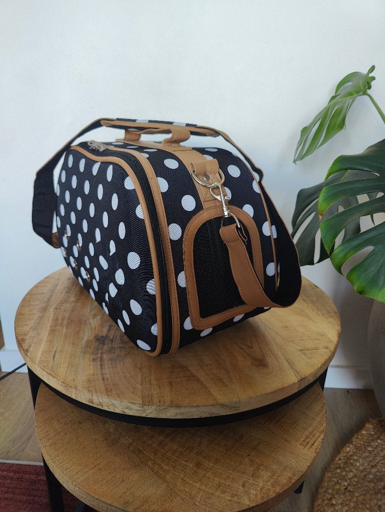 Luxe draagtas/reisbench voor kleine kat of hond (tot  5 kg), Ophalen of Verzenden, Gebruikt