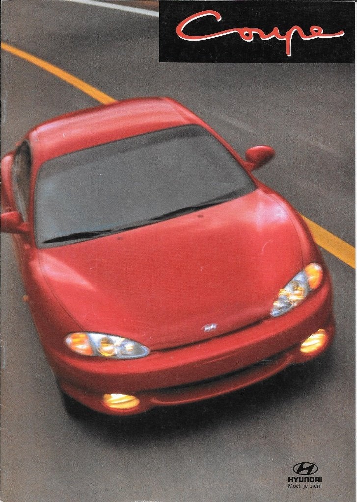 HYUNDAI COUPE  1996, Boeken, Auto's | Folders en Tijdschriften, Ophalen of Verzenden, Zo goed als nieuw