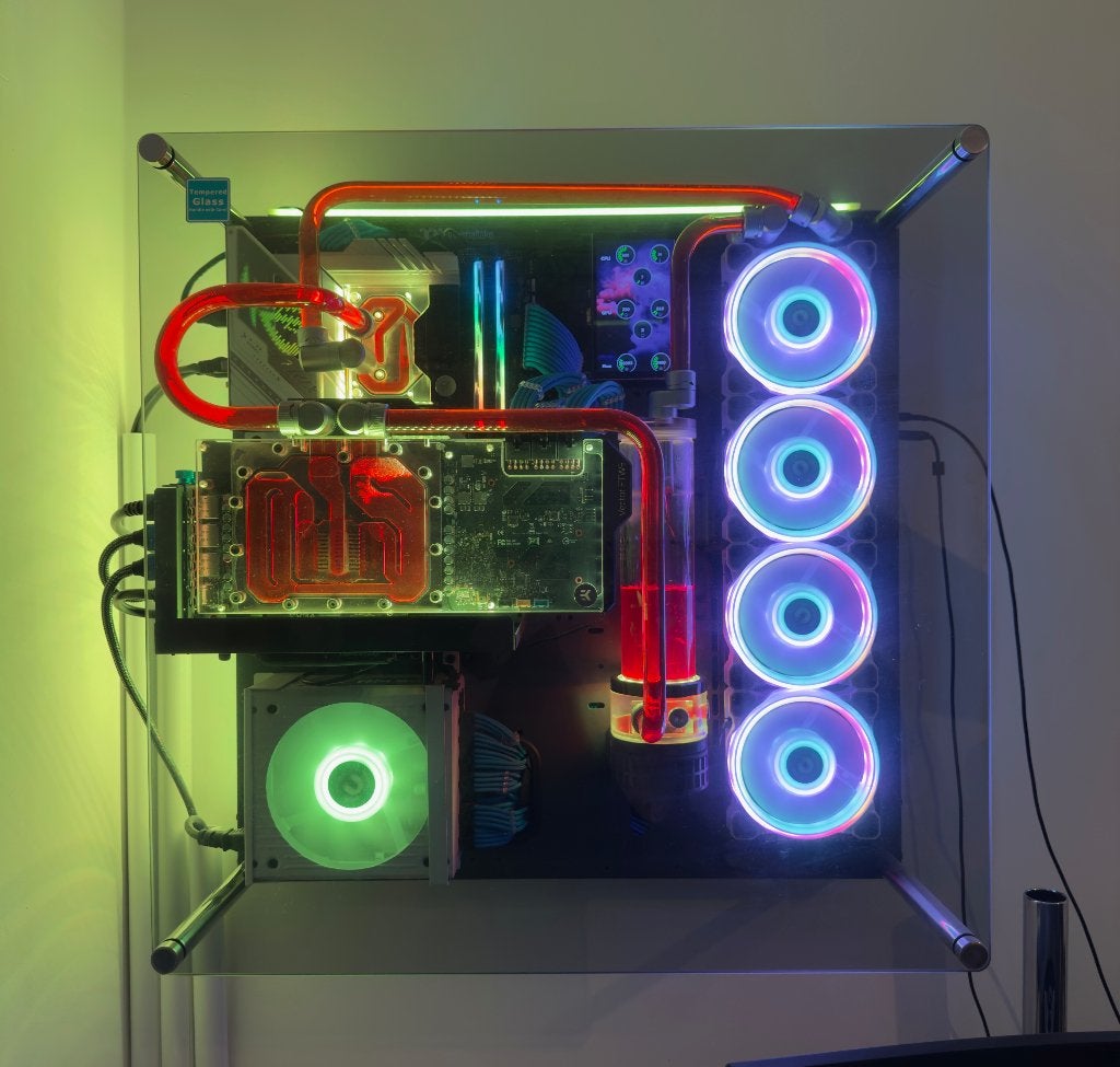 Highend Gaming PC - custom watergekoeld, Computers en Software, Ophalen, 32 GB, Intel Core i9, Custom Build