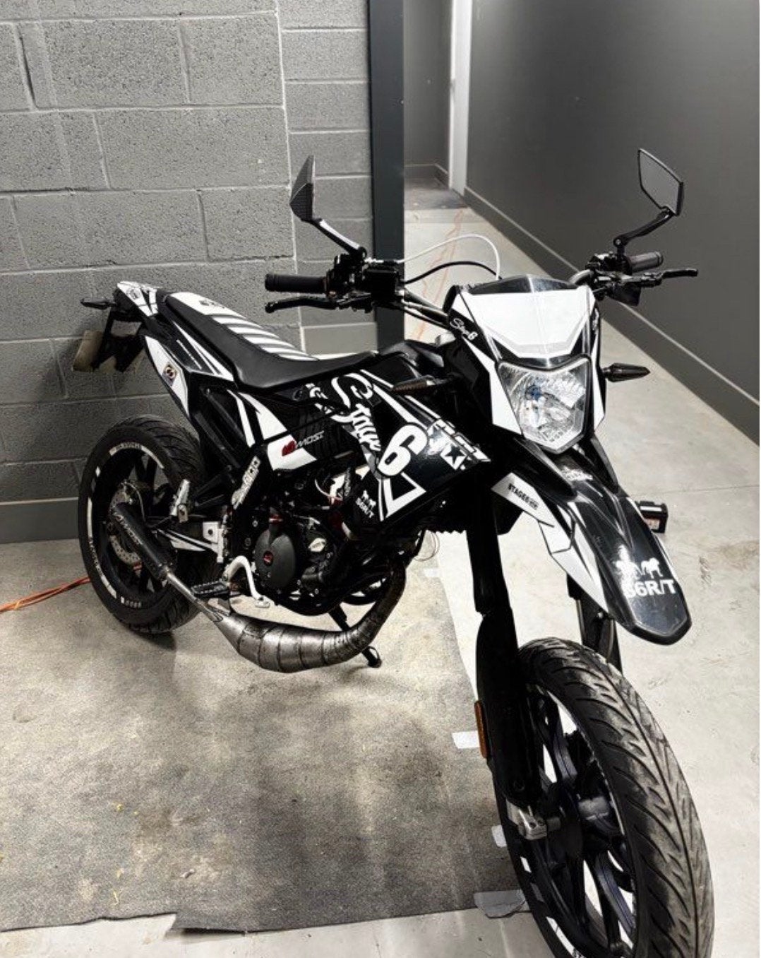 cyclomoteur 80cc Gilera SMR AM6, crosser, sumo, Enlèvement, Comme neuf