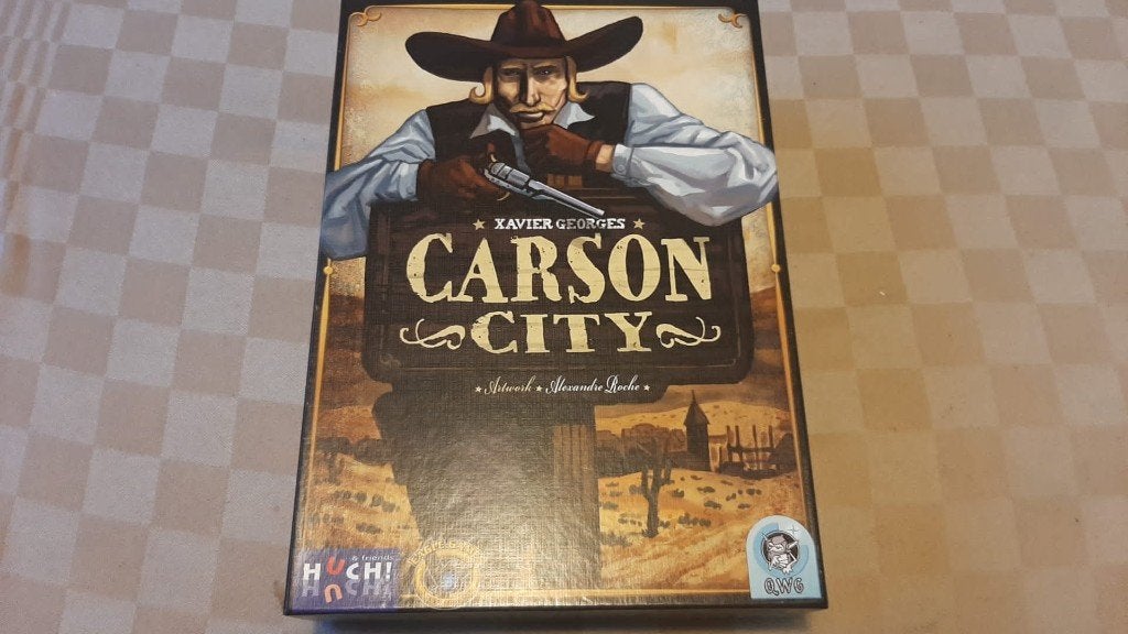 bordspel QWG Games Carson City, Hobby en Vrije tijd, Een of twee spelers, Ophalen of Verzenden, Nieuw