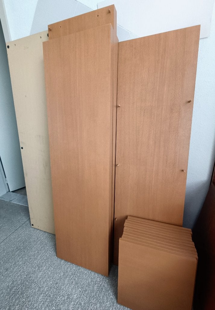 IKEA Kallax open vakkenkast, Ophalen, Gebruikt